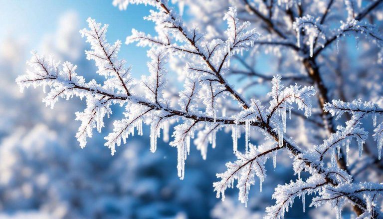 Le phénomène fascinant du givre, ou quand l'humidité de l'air se cristallise en glace