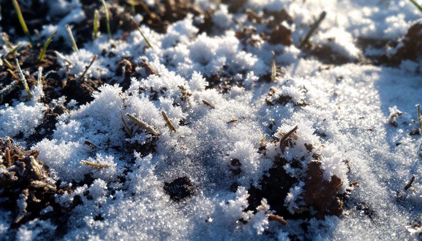 La terre de votre potager est gelée ? Ne commettez pas l’irréparable en touchant au gel…