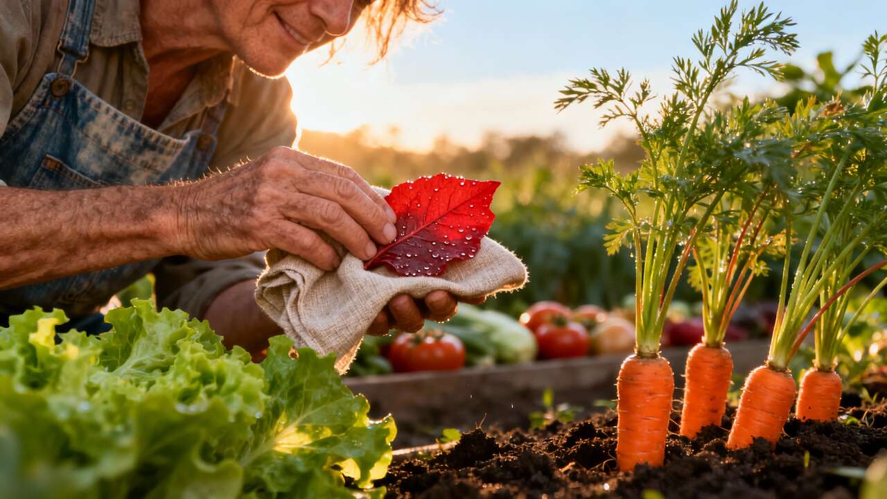 On cherche des solutions compliquées, alors qu’un simple chiffon peut régler ce souci au potager