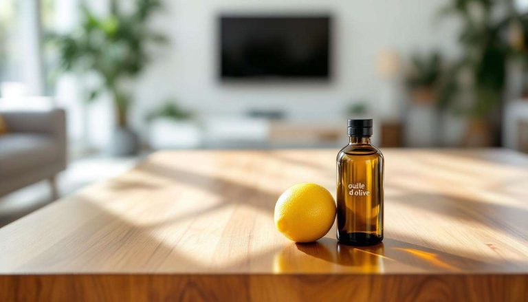 Je ne rachète plus de polish depuis que j’utilise ce mélange huile d’olive–citron sur mes meubles