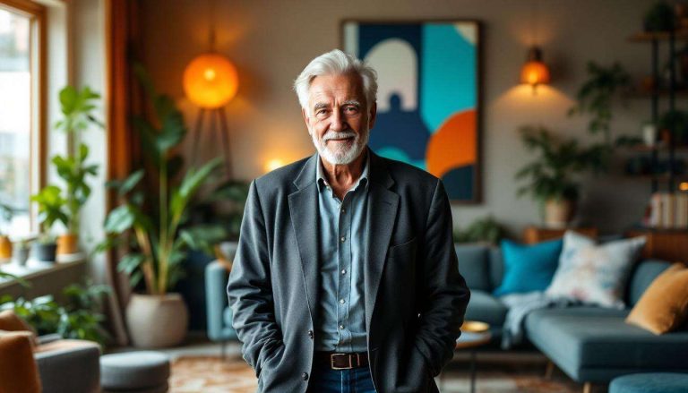 À 65 ans, ce décorateur d'intérieur refuse la maison 'gériatrique' et mise sur ces choix inattendus qui changent tout