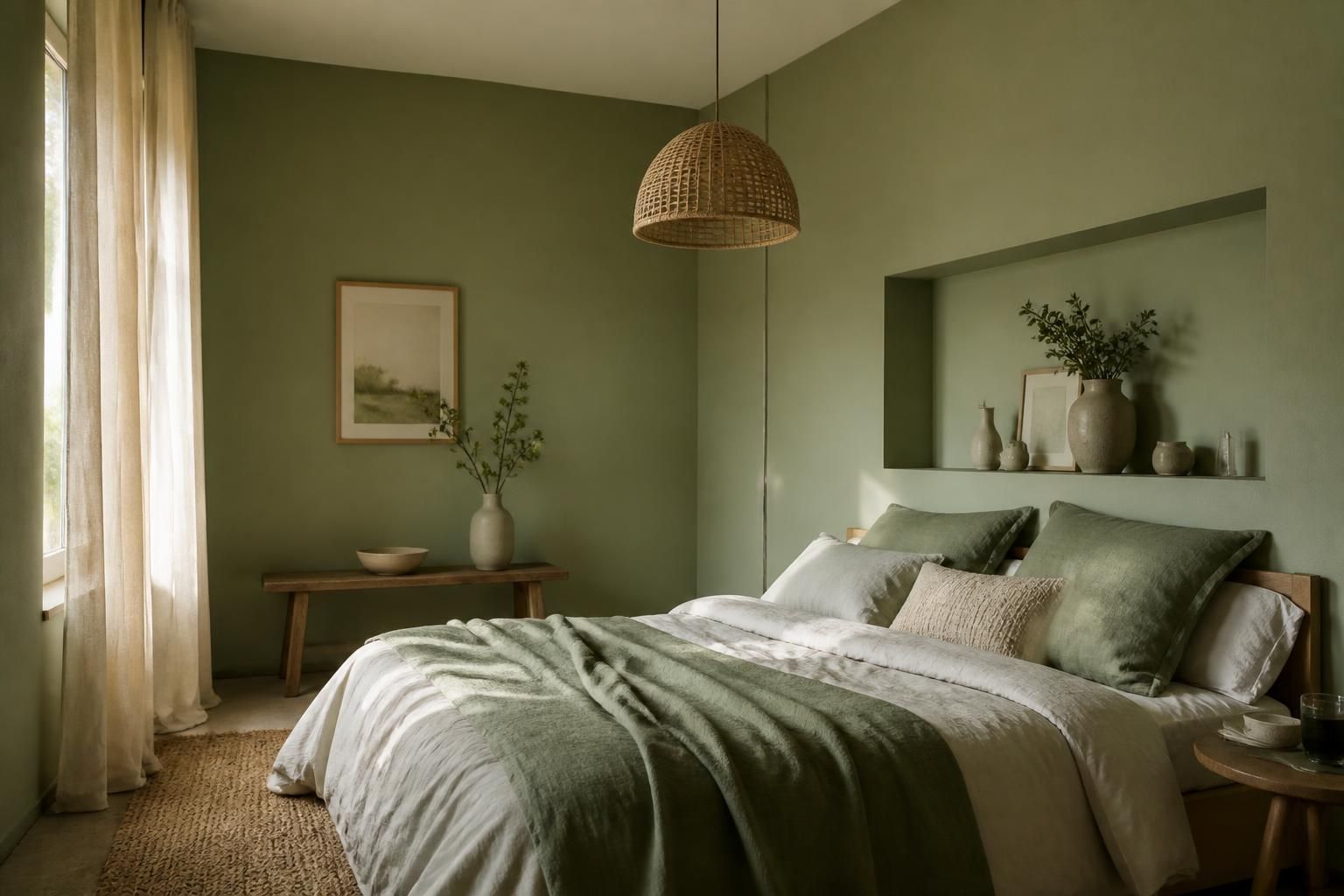 Chambre verte sauge : 20 idées déco pour une ambiance zen